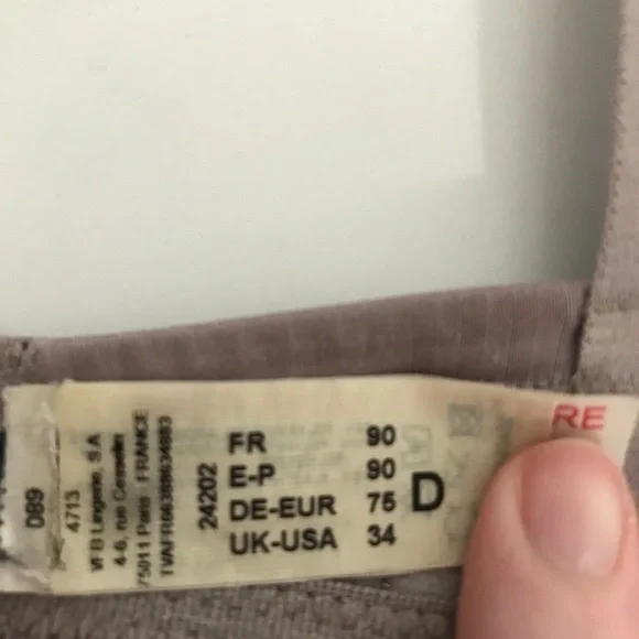 LOU Paris Light Purple Bra with Scalloped Lace - Picture 11 of 13